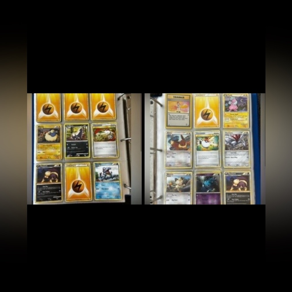 18 Pokémon cards , including one reverse holo.
